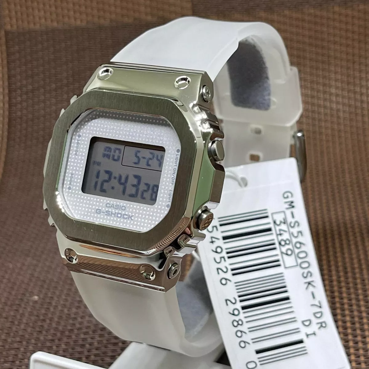 Casio G-Shock GM-S5600SK-7D Semi Transparent Resin Digital Ladies Fashion Watch