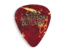 Vintage The Outlaws Chris Anderson Guitar Pick 1986 Tour Brown Faux Tortoise Wow