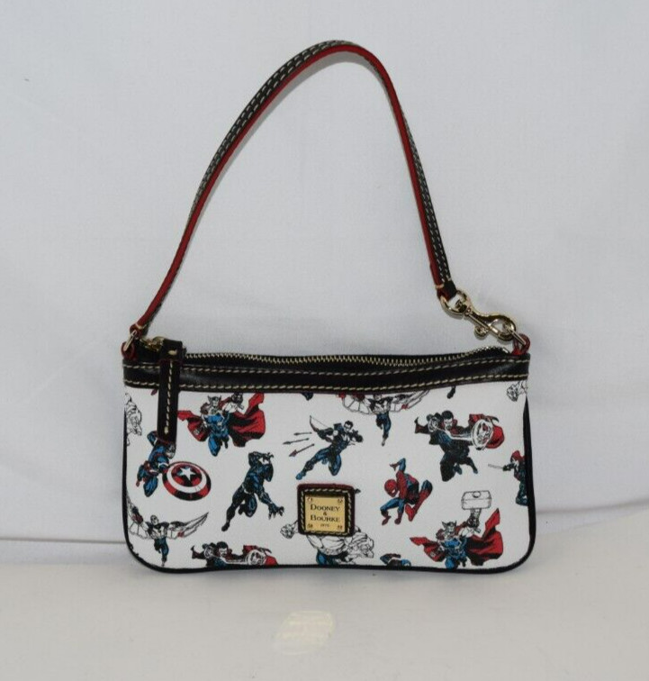 DOONEY & BOURKE MARVEL AVENGERS CLUTCH WRISTLET BAG RARE