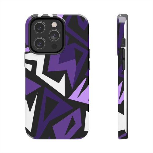Purple Abstract Shapes Art Phone Case for iPhone & Samsung Galaxy Phones - 第 32/108 張圖片