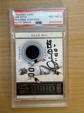 Jim Otto Signed Autographed 2012 Panini National Treasures NFL Greatest PSA/DNA
