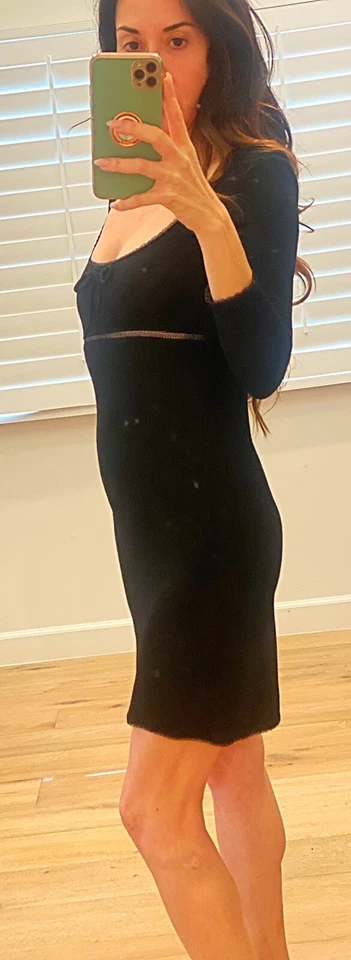 Vestido to the max XS negro manga larga Foto 3 de 4