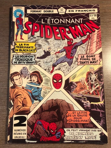 SPIDER-MAN #97/98 french comic français ED. HÉRITAGE (1979) Amazing #195-196