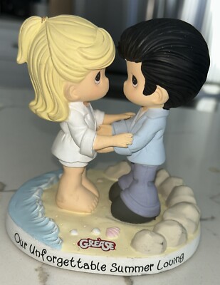 Precious Moments GREASE Sandy & Danny  - Our Unforgettable Summer Loving Figure