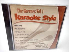 Karaoke Style: The Greenes Volume 1 CD Factory Sealed