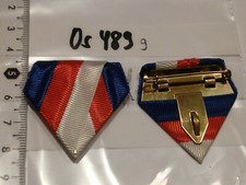 Bandspange Dreieck Band ist blau rot wei&szlig; neu 1 St&uuml;ck (os489)