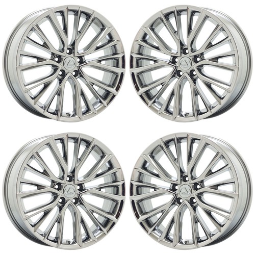 20" Lexus NX250 NX350 Bright Chrome wheels rims Factory OEM set 74411 EXCHANGE