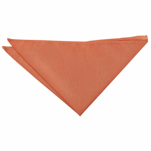 Orange Pocket Square Handkerchiefs for Men