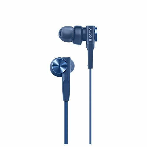 SONY MDR-XB55AP Bass Boost In-Ear Headphones with Mic Remote Blue New-image