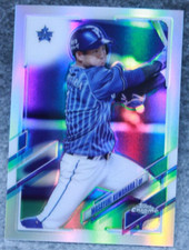 Masayuki Kuwahara 2021 Topps NPB Chrome #24 Baystars Refractor