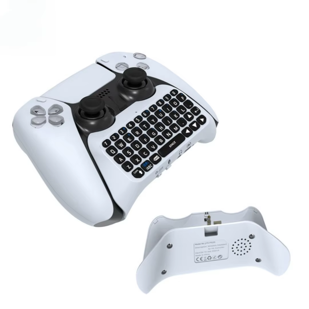 For PS5 Wireless Controller Keyboard Wireless 3.0 Mini Portable Gamepad Chatpad