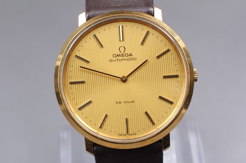 Vintage Omega De Ville 151.0039 Cal.711 Gold Automatic Men' Watch From JAPAN