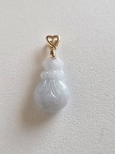 Natural Burmese Jade Carved Money Bag Pendant