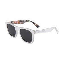 Santa Cruz Mens Strip Sunglasses - White Collage/Black - OS