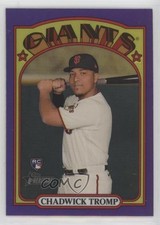 2021 Heritage High Number Hot Box Chrome Purple Refractor Chadwick Tromp 0c2