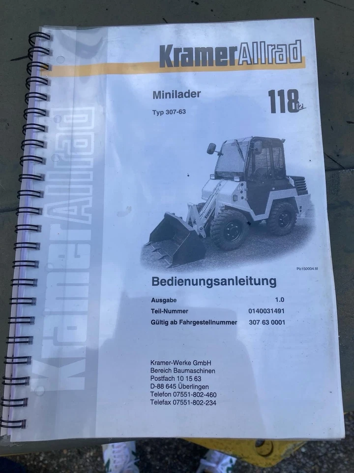 Kramer Radlader Typ 307-63 118er Modell zu verkaufen - Bild 4 von 4