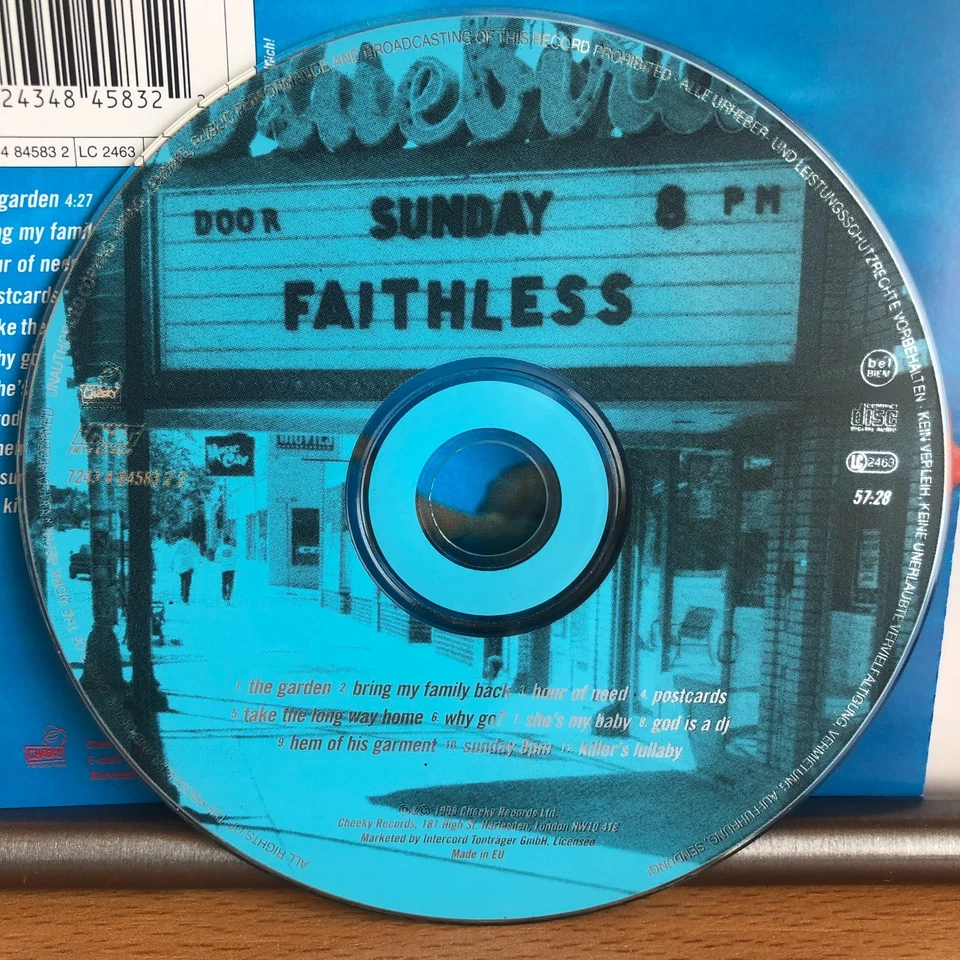 Faithless - Sunday 8 pm - CD 1998 - Bild 3 von 3