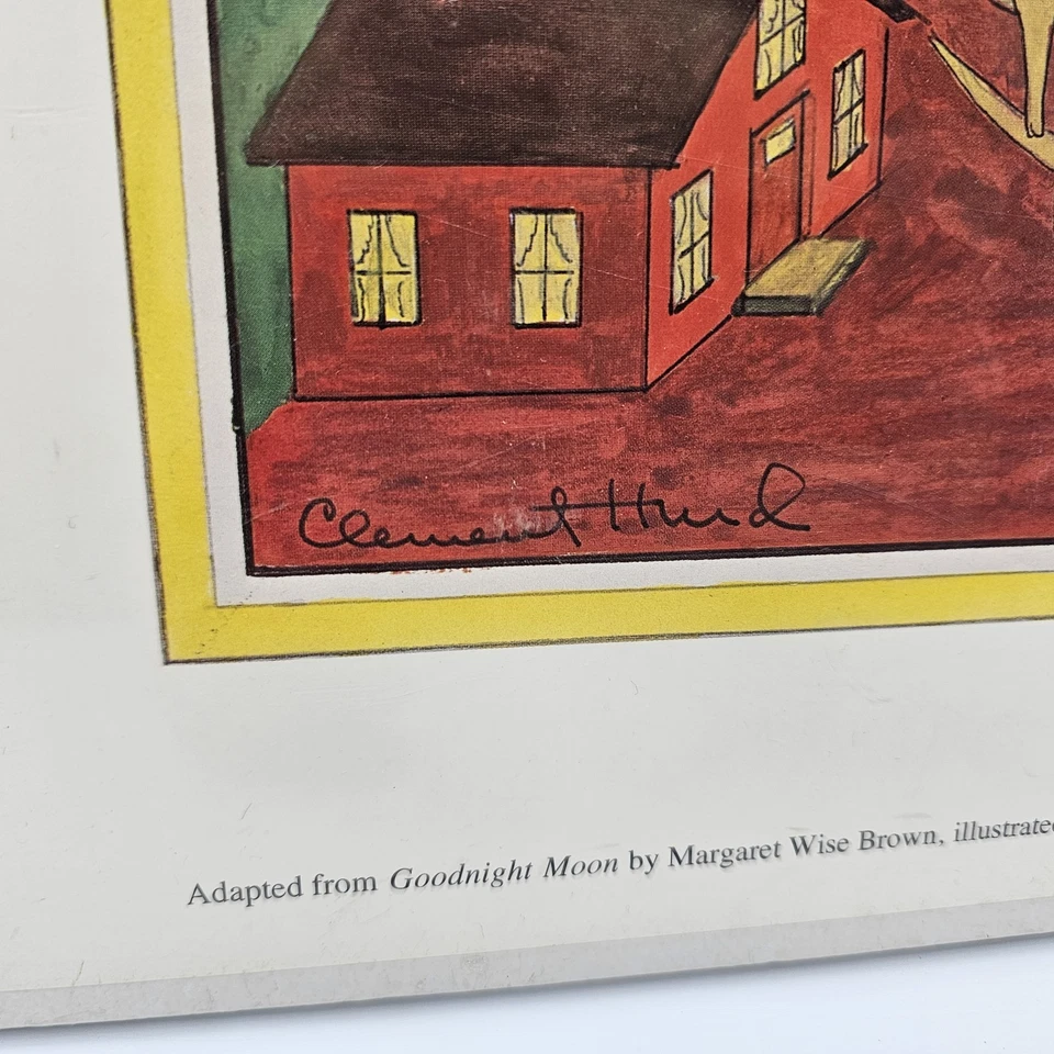 Pôster vintage Goodnight Moon impresso por Clement Hurd 21 x 15,5 - Imagem 4 de 4