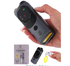 Dog Bark Deterrent Devices 3-in-1 Ultrasonic Anti Barking Device for Dogs 33f