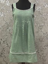 SoieRose 100 Cotton Victorian Nightgown   Sleeveless Vintage Gown SR-1202