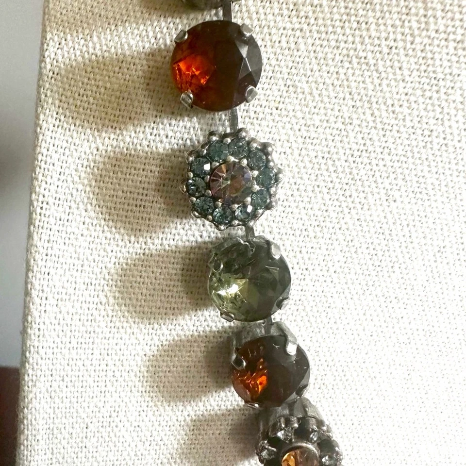 Collar Mariana Redondo Piedra Facetada Declaración Clásico Elegante Joyería Foto 3 de 4