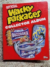 Topps Wacky Packages Collector Album 2006 with Multiple Cartoon Stickers