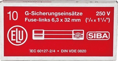 ESKA Feinsicherung flink 6,3 A 1 Beutel 10 Stück 6,3x32mm