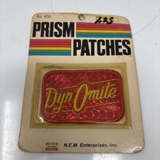 Vintage DYN O MITE JJ Good Times Disco Dance Prism Reflector Rave Show Patch TV
