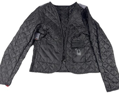 BILT Motorcycle Jacket Liner Womens XS Gray Quilted   Zipper Issue