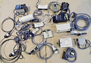 LOT OF 17 PIECES Omron Automation Parts, Switches AND MORE