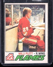 1977 O-Pee-Chee #17 Willi Plett Rookie NM-MT (OC) , Free Shipping