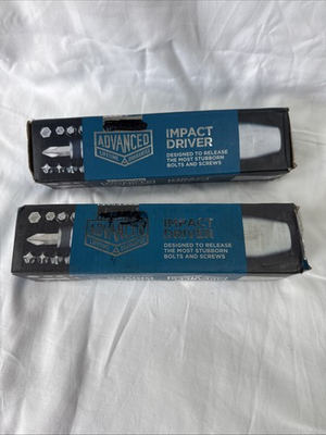 #ad X2 Halfords Advanced Impact Driver amp; Bits One Good amp; One Broken Read Descrip GBP 18.00