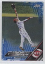 2016 Topps Chrome Blue Refractor 35/150 Billy Hamilton #62 0f8