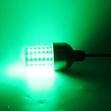 30W 12V Underwater Lighting Plastic Green Flash LED Fishing Fish Finder Attr SET