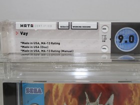 Vay 1994 Sega CD CIB Wata Graded 9.0 Near Mint!