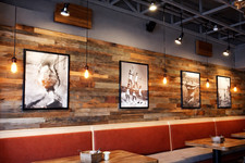 10 SQ. FOOT(3", 4", 5" WIDE x 5/16) ACCENT WALLBOARDS FROM RECLAIMED BARN LUMBER