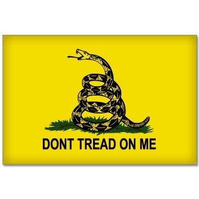 Aufkleber / Autoaufkleber Gadsden Don't Tread On Me flag - US4909D