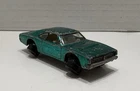 Hot Wheels Redline CUSTOM CHARGER Aqua USA White Interior 1968