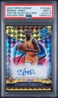 2024-25 Topps Chrome Bronny James RC Gold Geometric Auto /50 PSA 9 Auto 10