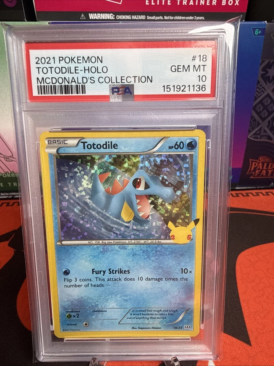 Pokémon TCG McDonald's Professional Sports Authenticator (PSA