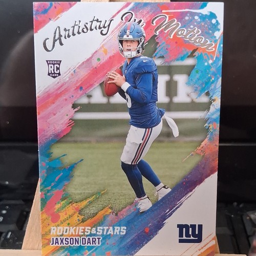 Panini 2025 Rookies & Stars Artistry In Motion Jaxson Dart RC #16 Giants