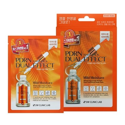 3W CLINIC] PDRN Dual Effect Mask Pack - 1pack (10pcs) | eBay