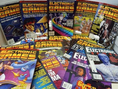 Electronic Games Magazine Complete Lot Issues 1-34 Decker 1992-1995 Subscription