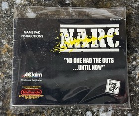 NARC Manual Only NES Nintendo OEM Authentic