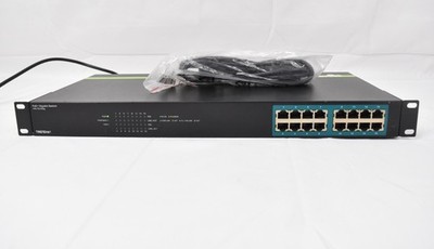 Trendnet TPE-TG160g 16 Port PoE Rack Mount Gigabit Switch