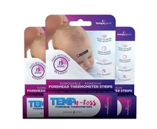 Fast Reading Disposable Forehead Thermometer Strips - Temp-N-Toss for Accura...