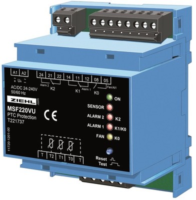 Ziehl T221738 PTC-Resistor Relay MSF220V/ MSF220VU