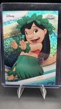 2025 Disney Topps Chrome Lilo 119/199 Aqua Mini-Diamond Refractor