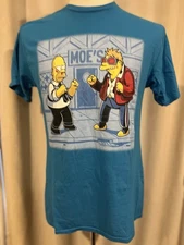 Simpsons T Shirt Homer Fighting Outside Moe’s Unbranded Rare!!