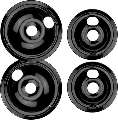 WB31M20 & WB31M19 Set Of 4 Drip Pans for GE Hotpoint Electric Stove Burner -New